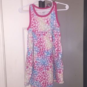 Multicolored Toddler Dress Wonder Nation